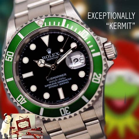 rolex kermit model number|rolex 50 anniversary submariner sale.